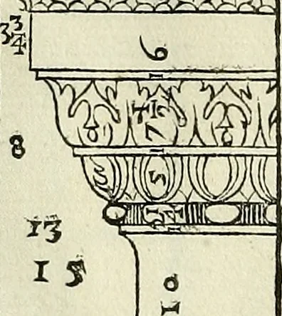 An illustration from I quattro libri dell'architettura di Andrea Palladio., 1581, leaf 47