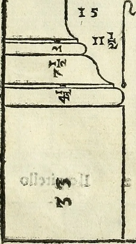 An illustration from I quattro libri dell'architettura di Andrea Palladio., 1581, leaf 47