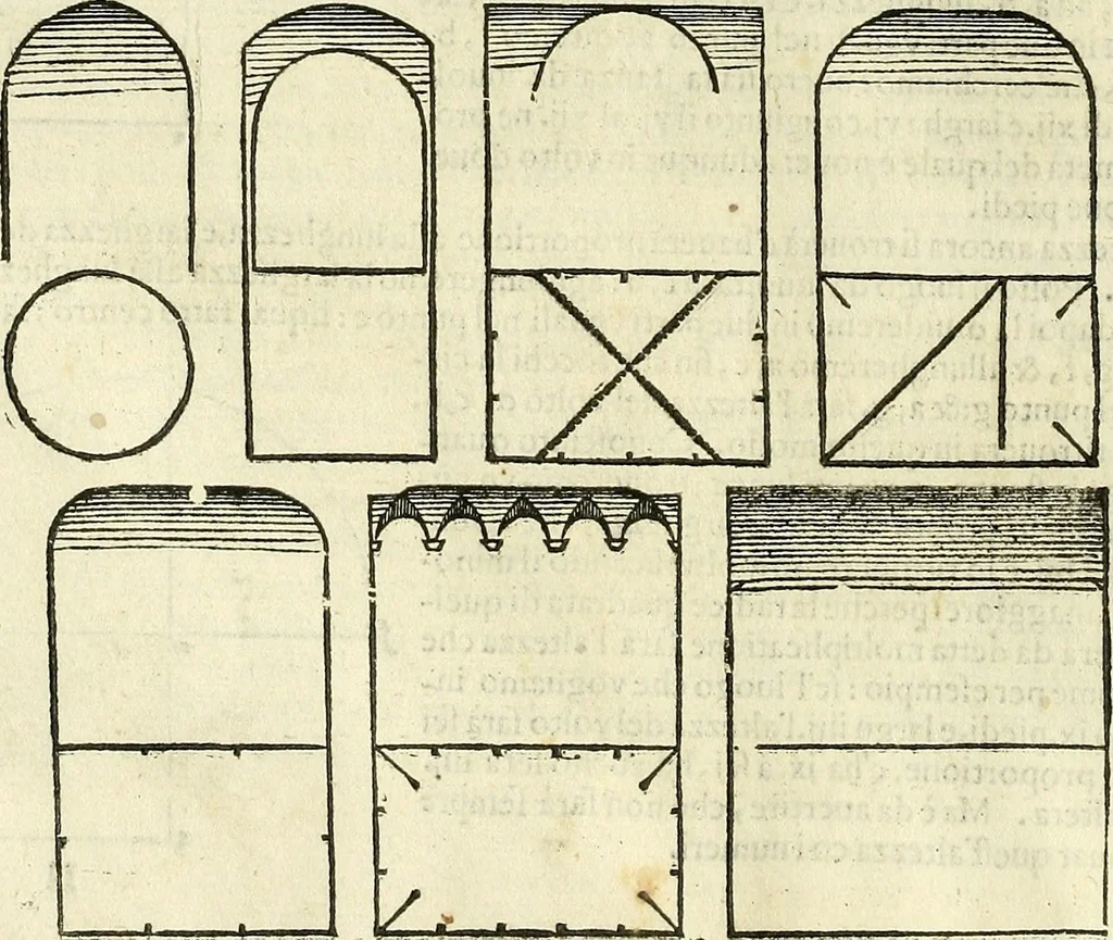 An illustration from I quattro libri dell'architettura di Andrea Palladio., 1581, leaf 53