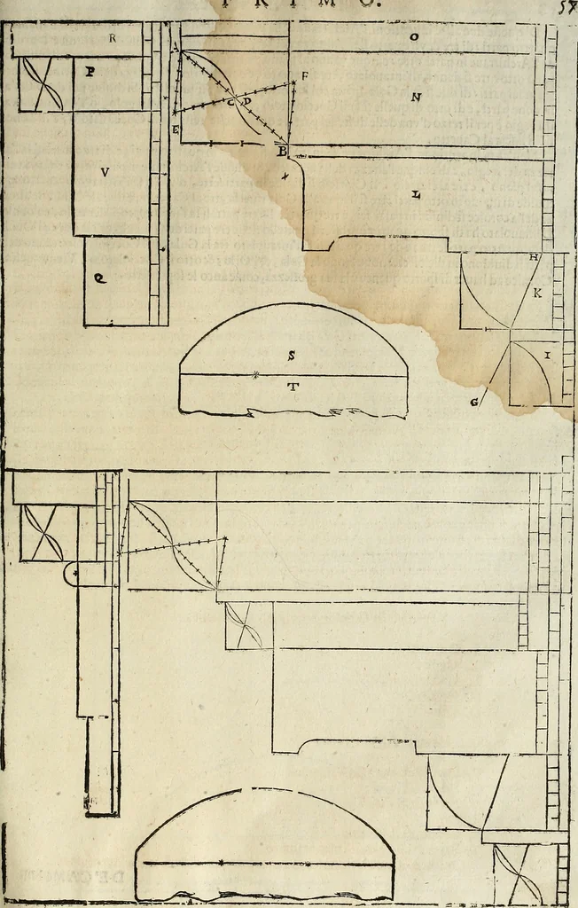 An illustration from I quattro libri dell'architettura di Andrea Palladio., 1581, leaf 56