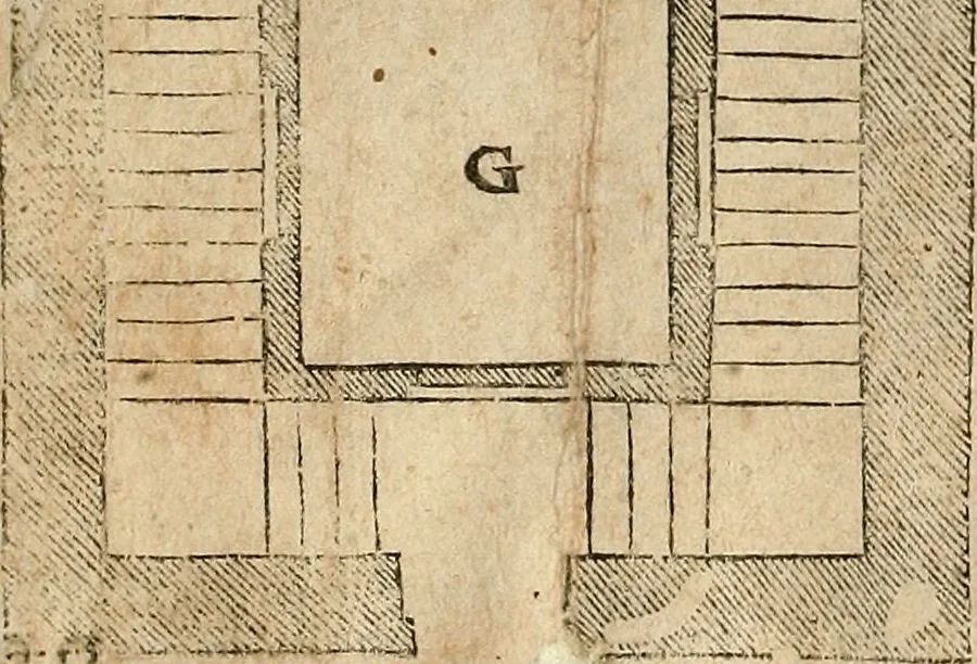 An illustration from I quattro libri dell'architettura di Andrea Palladio., 1581, leaf 62
