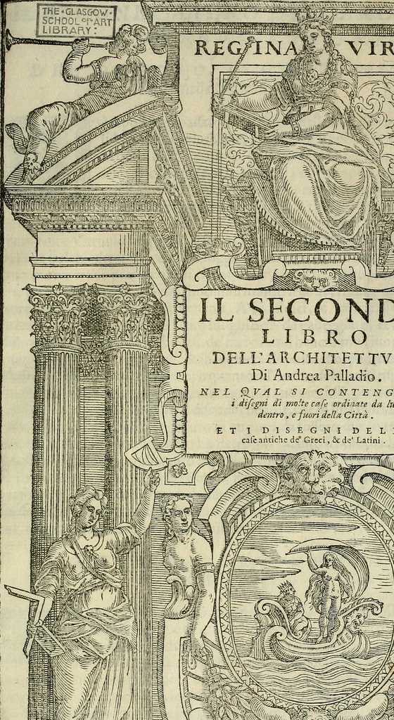 An illustration from I quattro libri dell'architettura di Andrea Palladio., 1581, leaf 68