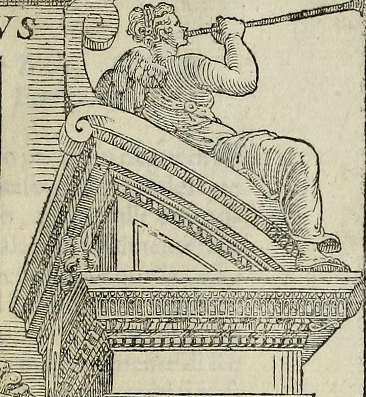 An illustration from I quattro libri dell'architettura di Andrea Palladio., 1581, leaf 68