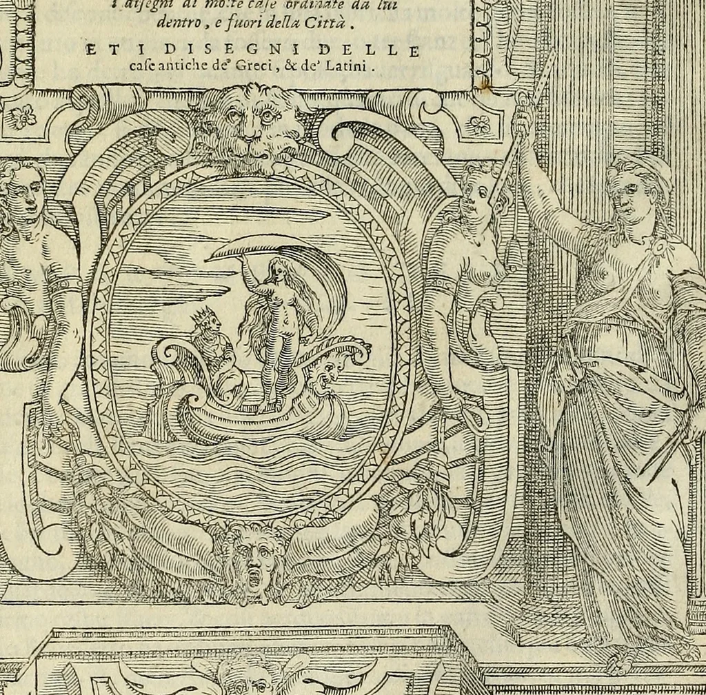 An illustration from I quattro libri dell'architettura di Andrea Palladio., 1581, leaf 68
