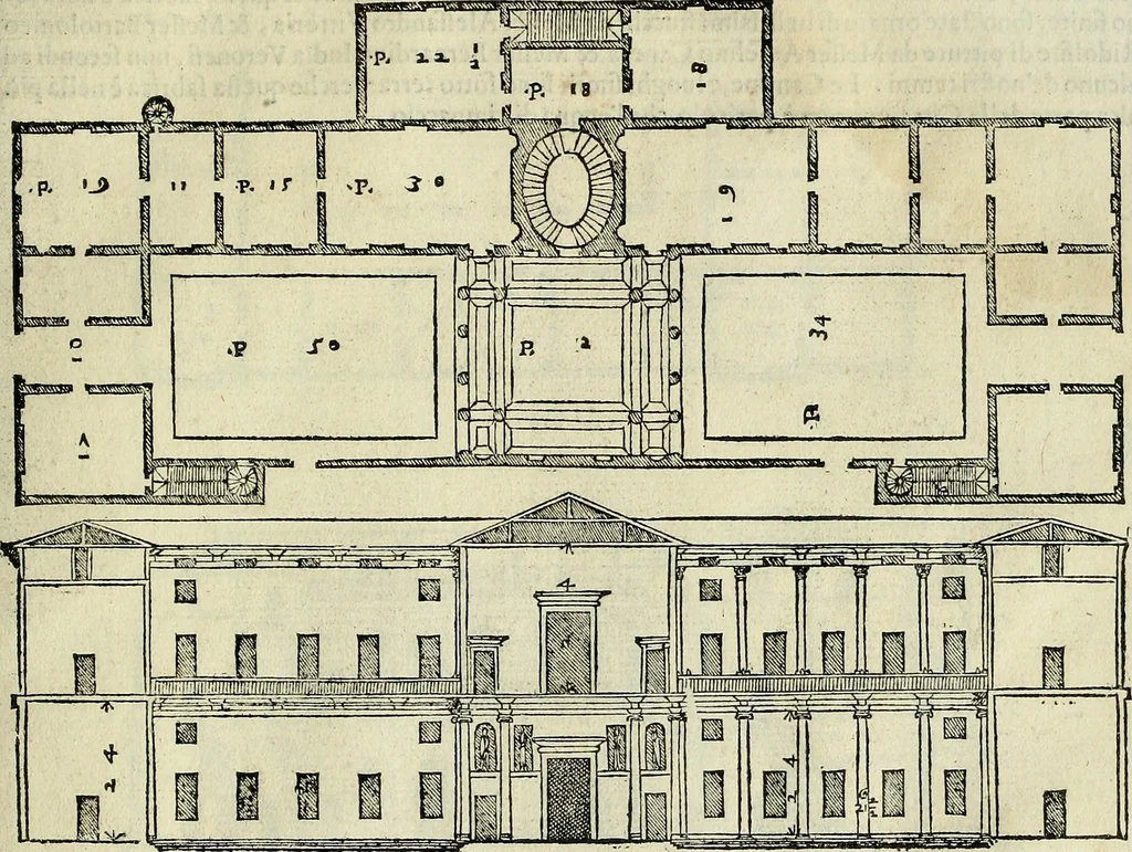 An illustration from I quattro libri dell'architettura di Andrea Palladio., 1581, leaf 78