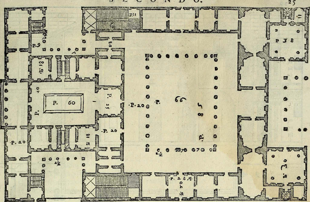 An illustration from I quattro libri dell'architettura di Andrea Palladio., 1581, leaf 90
