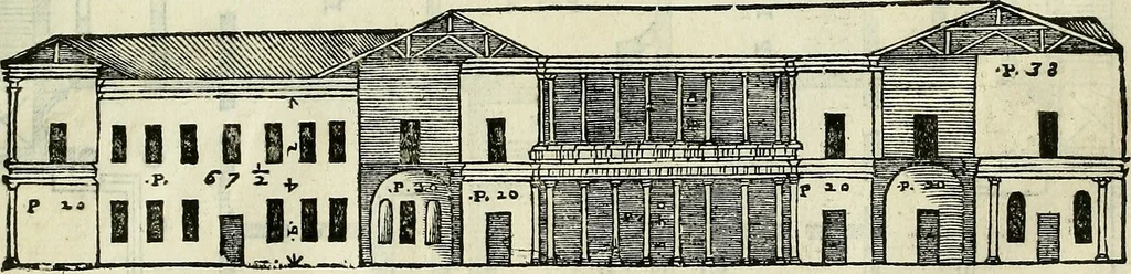 An illustration from I quattro libri dell'architettura di Andrea Palladio., 1581, leaf 90