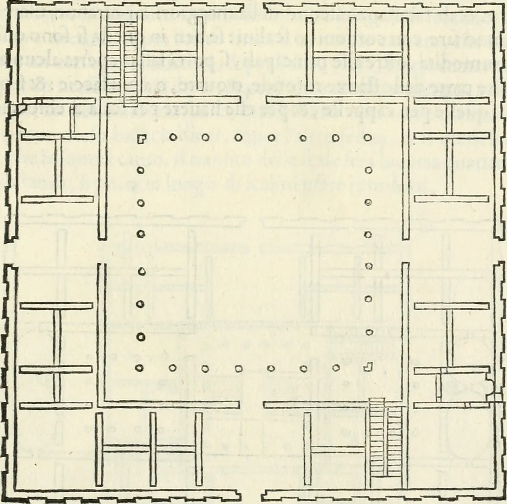 An illustration from I quattro primi libri di architettura di Pietro Cataneo senese .., 1554, leaf 104