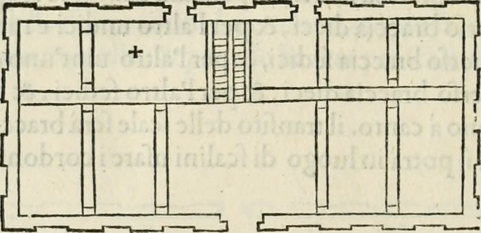 An illustration from I quattro primi libri di architettura di Pietro Cataneo senese .., 1554, leaf 107