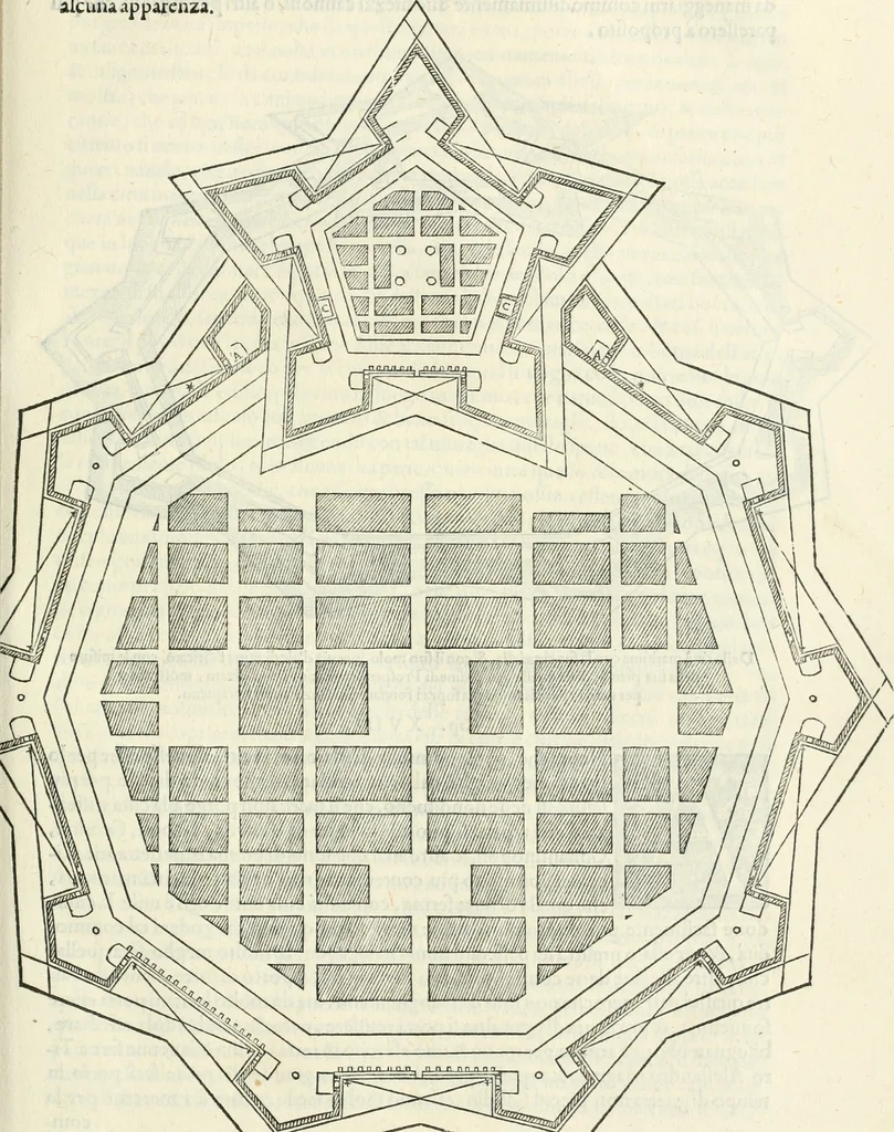 An illustration from I quattro primi libri di architettura di Pietro Cataneo senese .., 1554, leaf 44