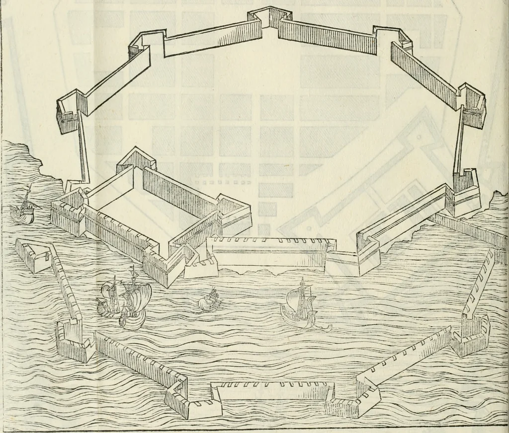 An illustration from I quattro primi libri di architettura di Pietro Cataneo senese .., 1554, leaf 49