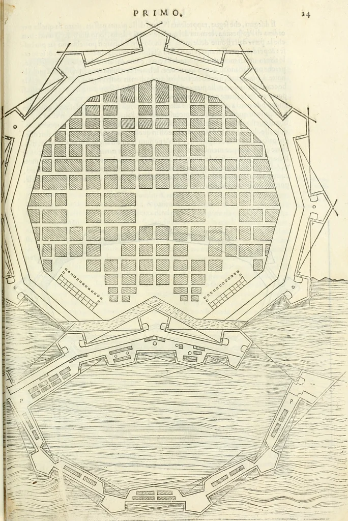 An illustration from I quattro primi libri di architettura di Pietro Cataneo senese .., 1554, leaf 52