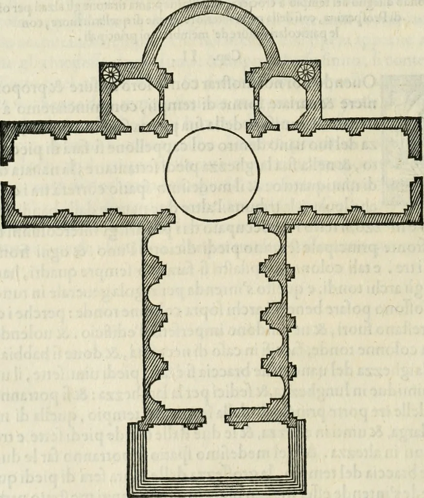 An illustration from I quattro primi libri di architettura di Pietro Cataneo senese .., 1554, leaf 79