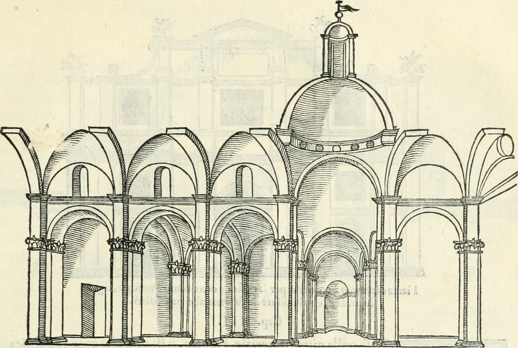 An illustration from I quattro primi libri di architettura di Pietro Cataneo senese .., 1554, leaf 80