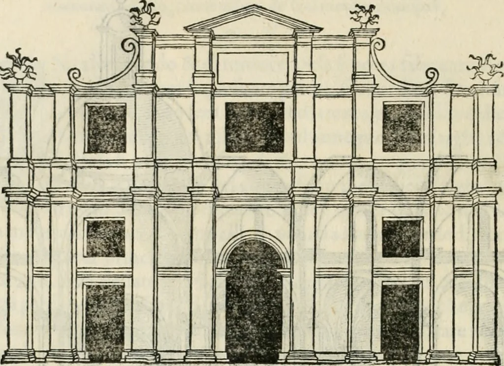 An illustration from I quattro primi libri di architettura di Pietro Cataneo senese .., 1554, leaf 81
