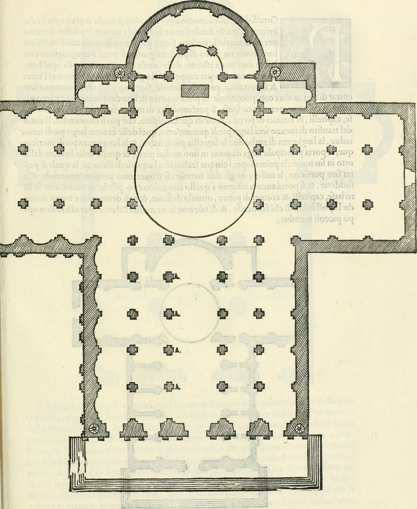 An illustration from I quattro primi libri di architettura di Pietro Cataneo senese .., 1554, leaf 82