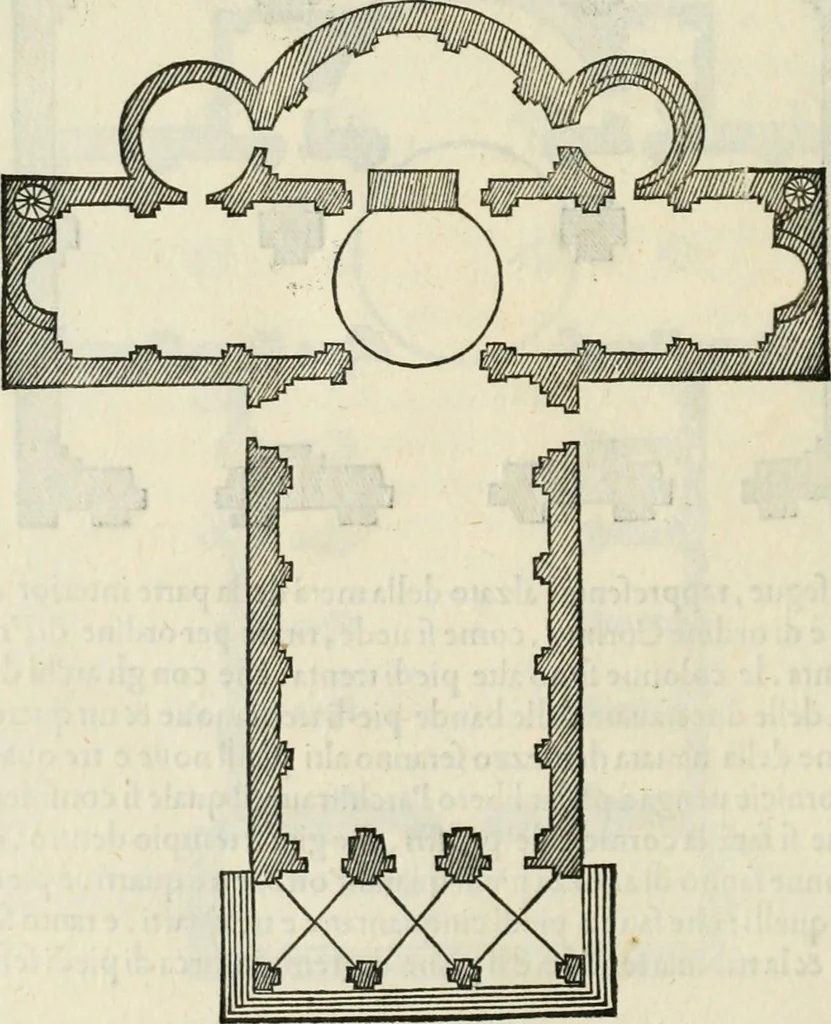 An illustration from I quattro primi libri di architettura di Pietro Cataneo senese .., 1554, leaf 85
