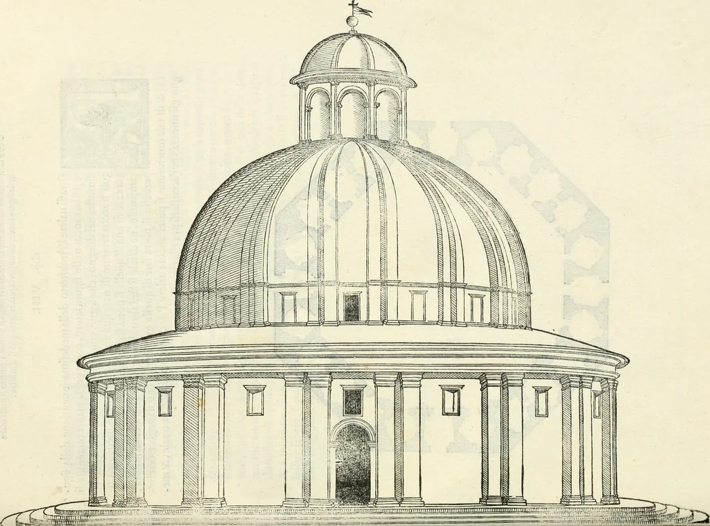 An illustration from I quattro primi libri di architettura di Pietro Cataneo senese .., 1554, leaf 90