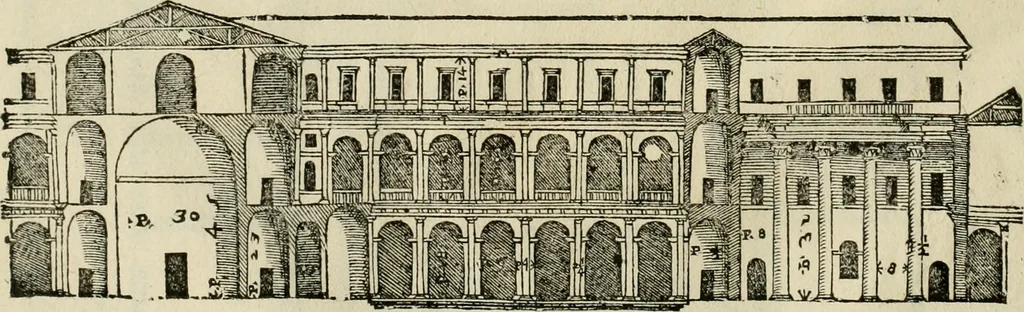 An illustration from I qvattro libri dell'architettvra, 1601, leaf 103