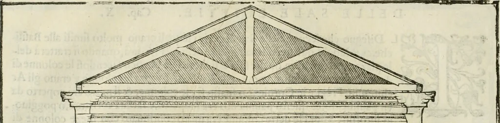 An illustration from I qvattro libri dell'architettvra, 1601, leaf 115