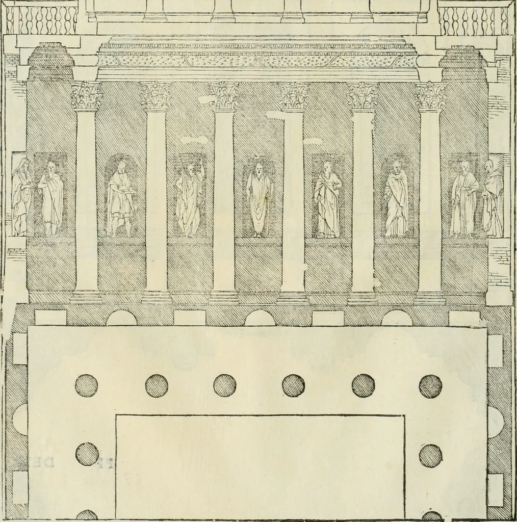 An illustration from I qvattro libri dell'architettvra, 1601, leaf 115