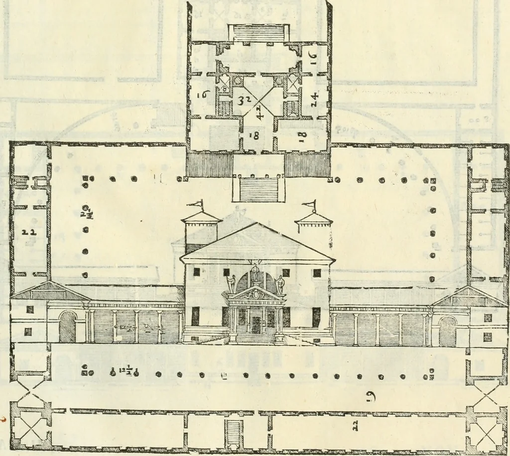 An illustration from I qvattro libri dell'architettvra, 1601, leaf 120