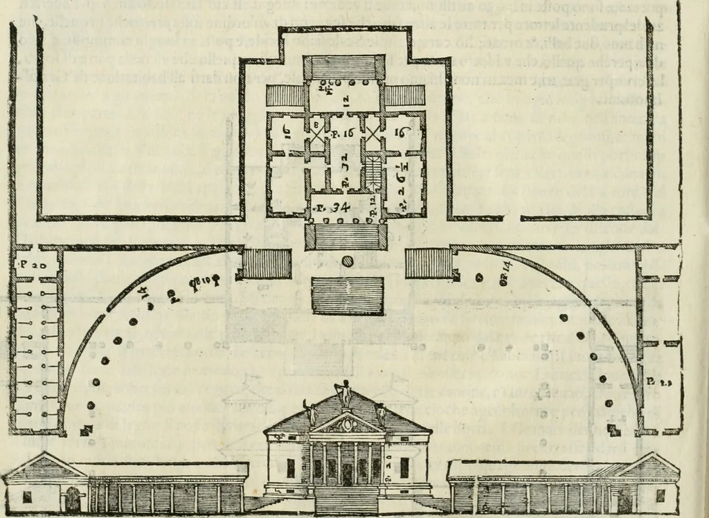 An illustration from I qvattro libri dell'architettvra, 1601, leaf 121