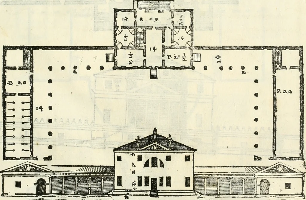 An illustration from I qvattro libri dell'architettvra, 1601, leaf 122