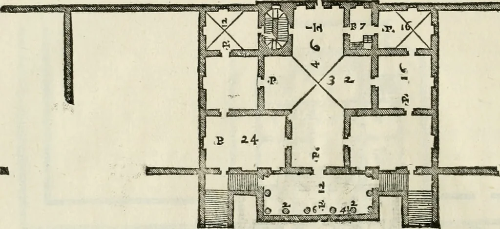 An illustration from I qvattro libri dell'architettvra, 1601, leaf 123