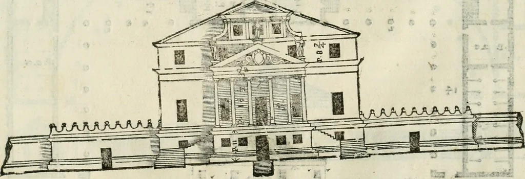 An illustration from I qvattro libri dell'architettvra, 1601, leaf 123