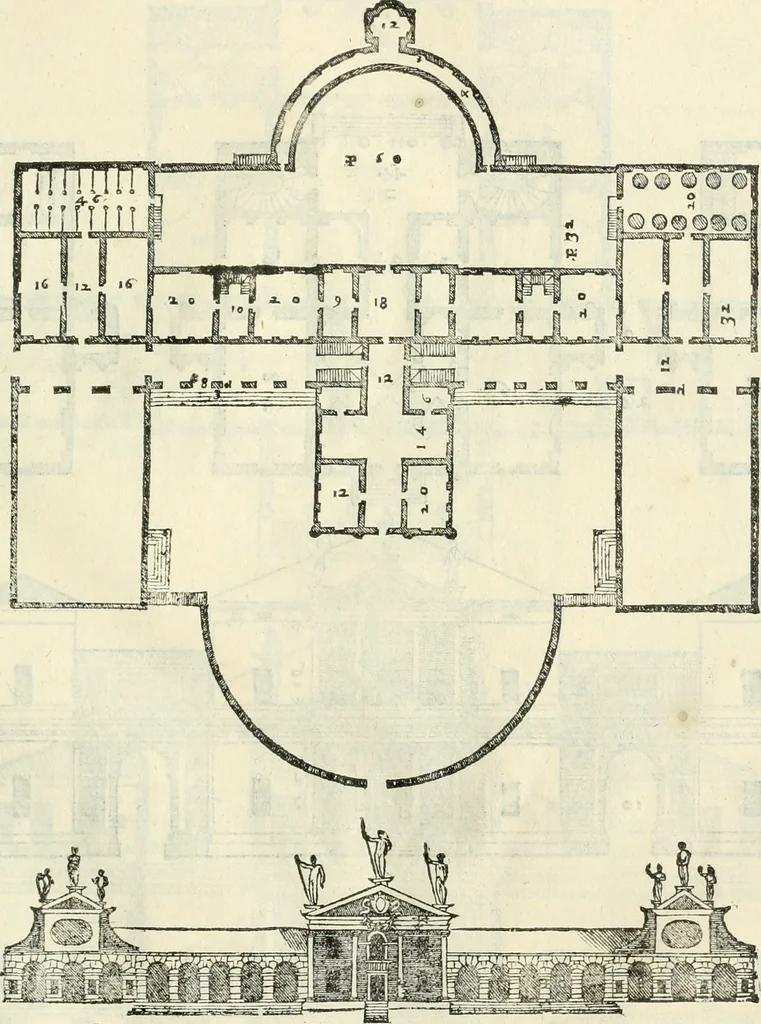 An illustration from I qvattro libri dell'architettvra, 1601, leaf 124