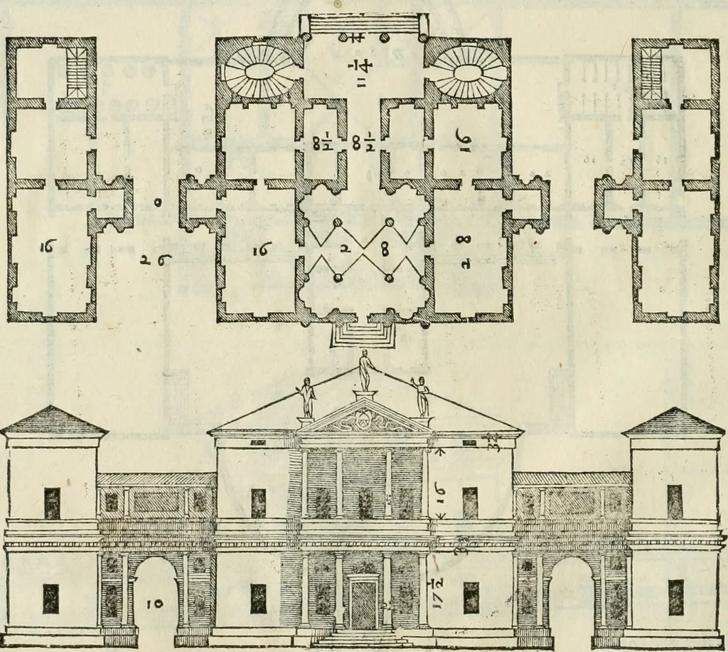 An illustration from I qvattro libri dell'architettvra, 1601, leaf 125
