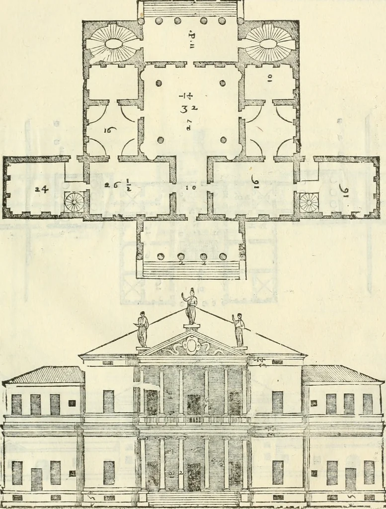 An illustration from I qvattro libri dell'architettvra, 1601, leaf 126