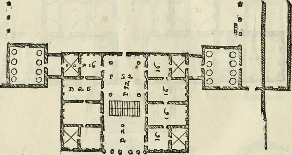 An illustration from I qvattro libri dell'architettvra, 1601, leaf 127