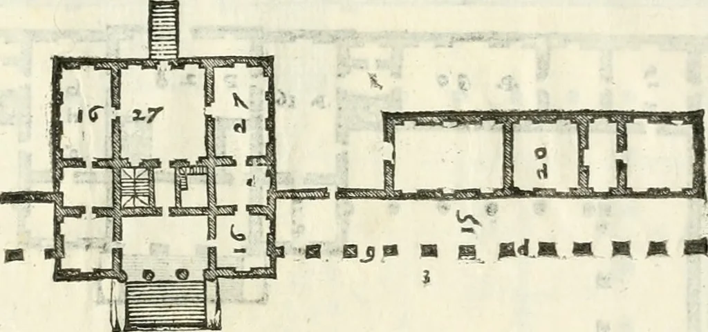 An illustration from I qvattro libri dell'architettvra, 1601, leaf 128