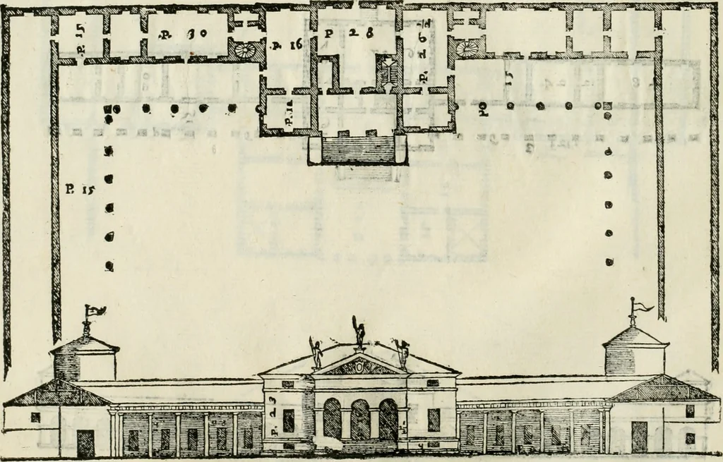 An illustration from I qvattro libri dell'architettvra, 1601, leaf 129