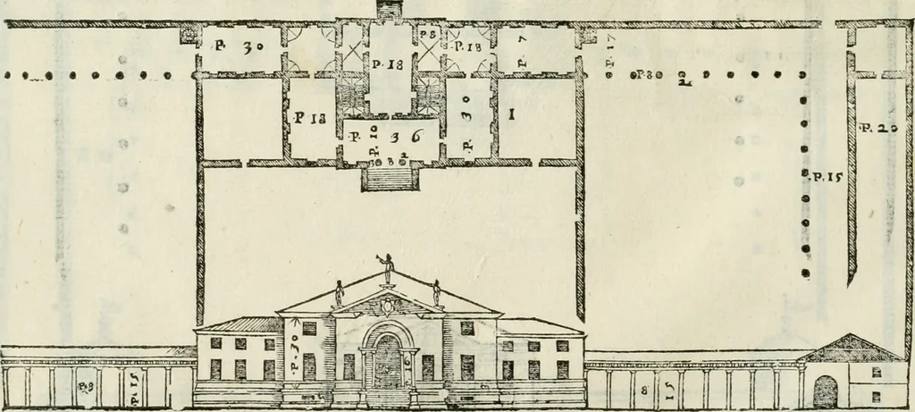 An illustration from I qvattro libri dell'architettvra, 1601, leaf 131