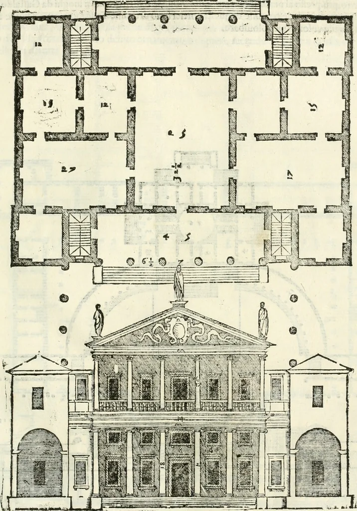 An illustration from I qvattro libri dell'architettvra, 1601, leaf 132