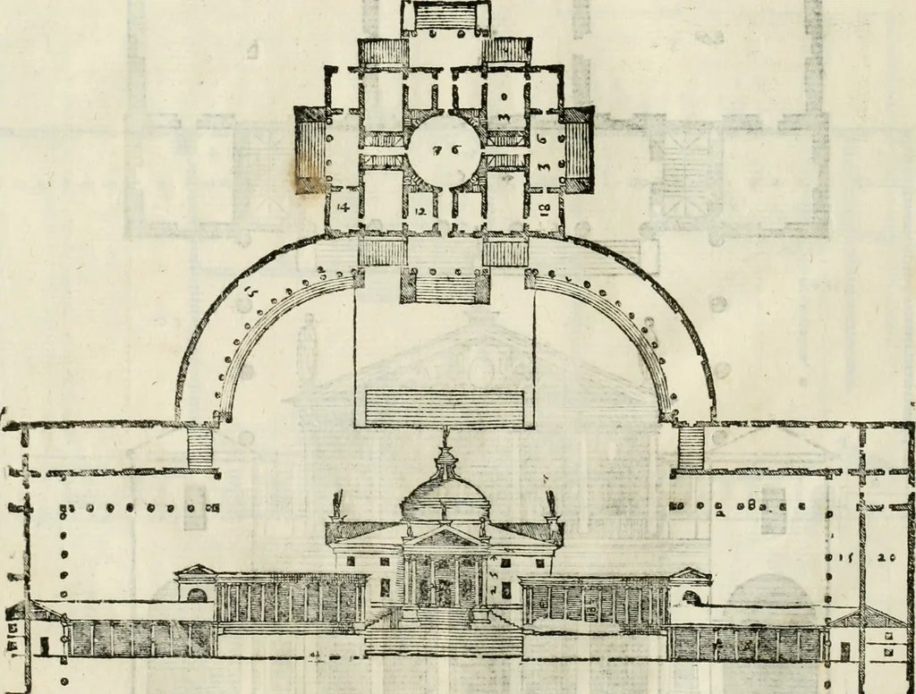 An illustration from I qvattro libri dell'architettvra, 1601, leaf 133