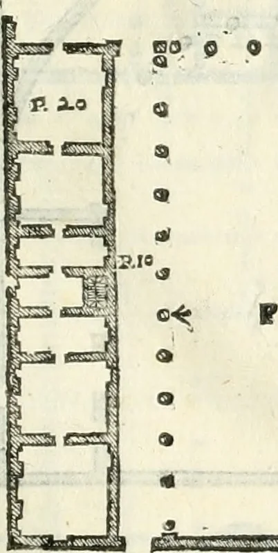 An illustration from I qvattro libri dell'architettvra, 1601, leaf 134