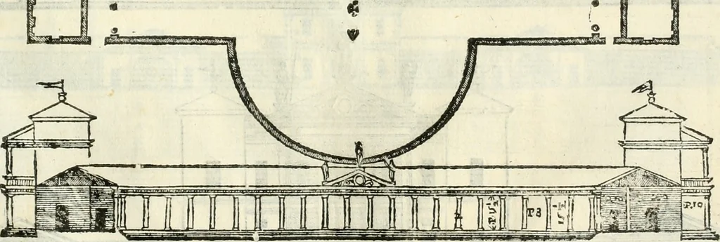 An illustration from I qvattro libri dell'architettvra, 1601, leaf 134