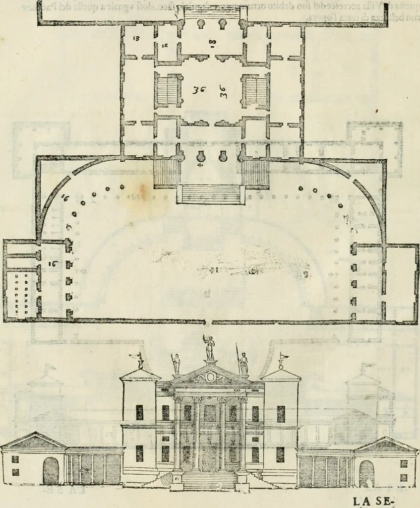 An illustration from I qvattro libri dell'architettvra, 1601, leaf 135