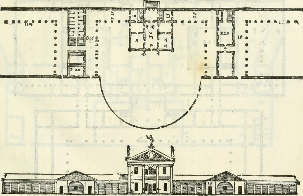 An illustration from I qvattro libri dell'architettvra, 1601, leaf 136
