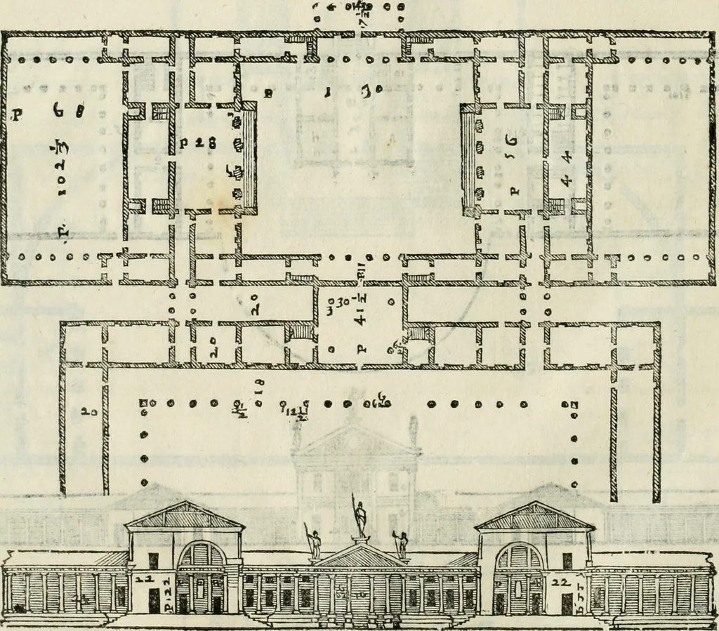 An illustration from I qvattro libri dell'architettvra, 1601, leaf 137