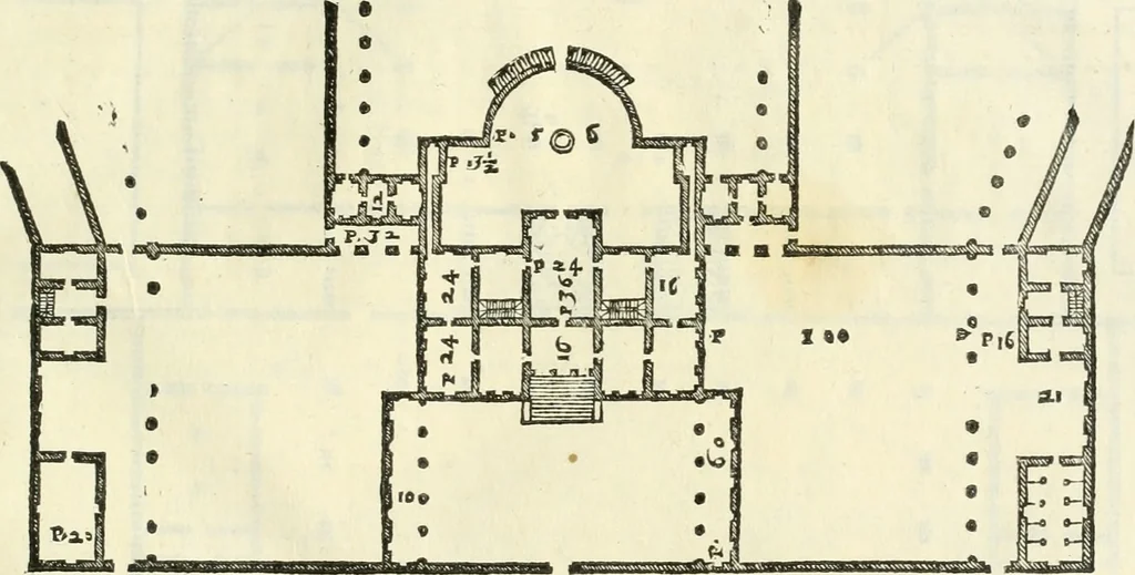 An illustration from I qvattro libri dell'architettvra, 1601, leaf 138
