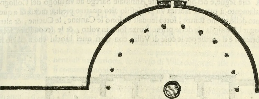 An illustration from I qvattro libri dell'architettvra, 1601, leaf 140