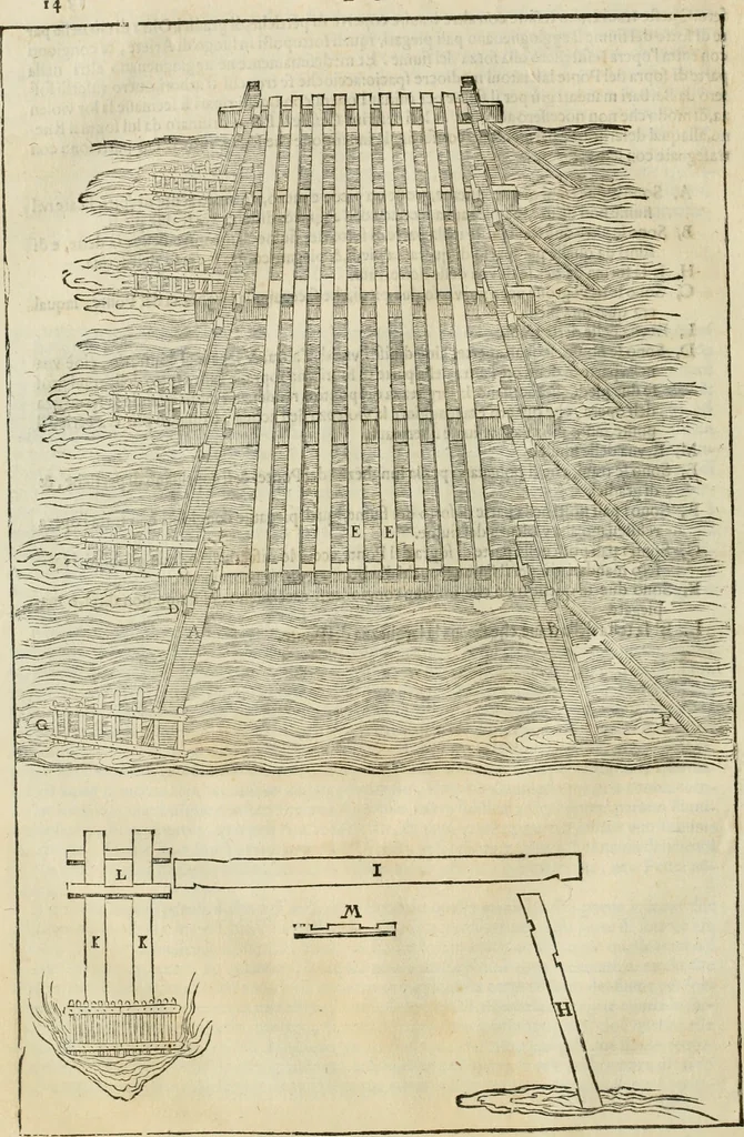 An illustration from I qvattro libri dell'architettvra, 1601, leaf 167