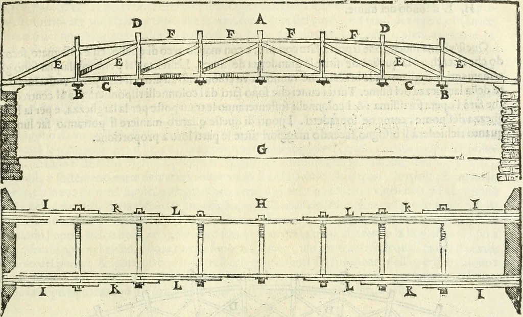 An illustration from I qvattro libri dell'architettvra, 1601, leaf 170