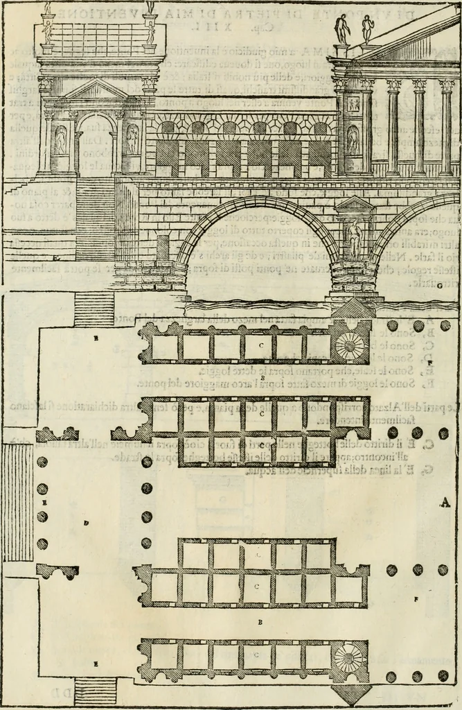 An illustration from I qvattro libri dell'architettvra, 1601, leaf 179