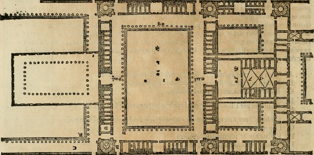 An illustration from I qvattro libri dell'architettvra, 1601, leaf 189